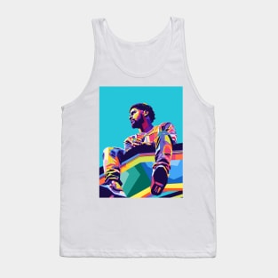 J Cole Wpap Pop Art Tank Top